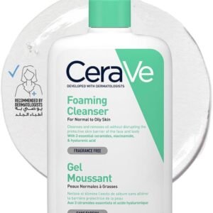 Cerave Foaming Cleanser for Normal to Oily Skin with Hyaluronic Acid 236ml